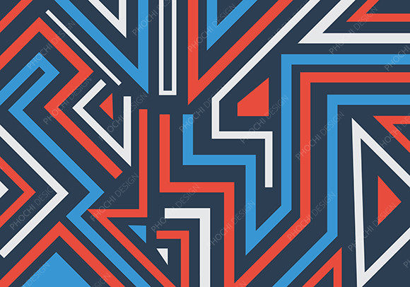 Abstract Graffiti Geometric Line Pattern: A Versatile Design Resource for Creators and Businesses