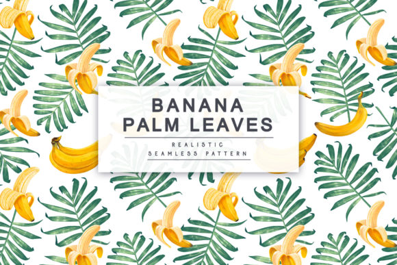 Banana Palm Leaves Pattern: A Versatile and Vibrant Design for Modern Creativity