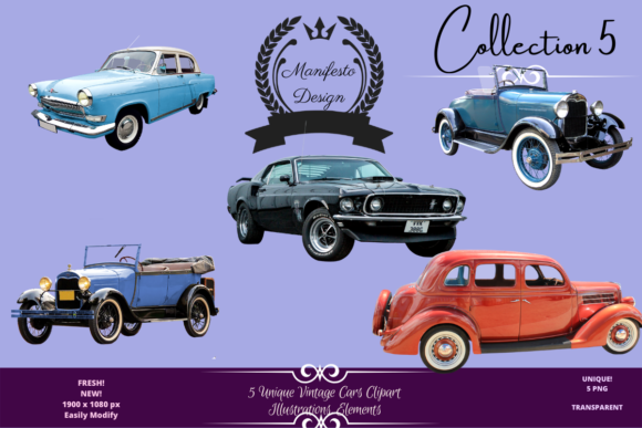 Beautiful Vintage Cars Collection V 5