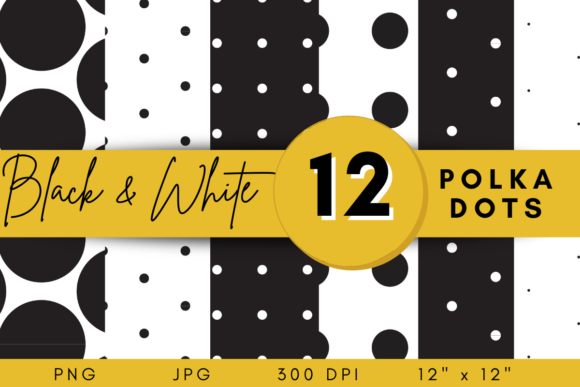 Black and White Polka Dot Background: A Timeless Design for Creative Projects