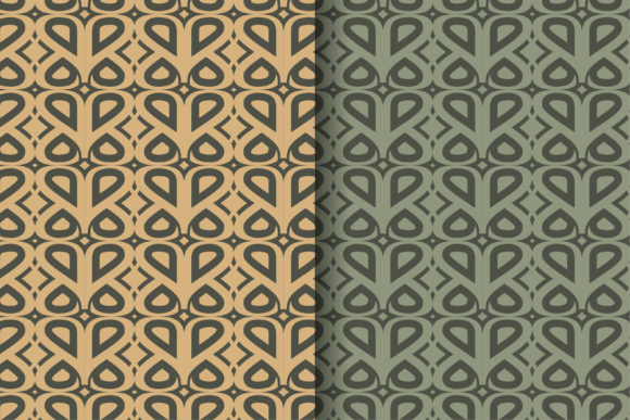 Brown Green Abstract Butterfly Pattern: A Strategic Design for Modern Creativity