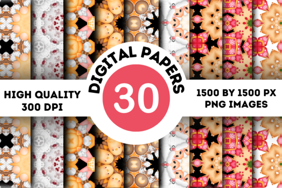 Digital Papers - Colorful Designs