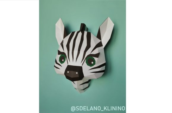 PAPERCRAFT ZEBRA Papercraft Template PDF