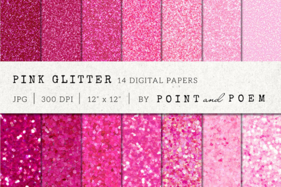 Pink Glitter Digital Paper: A Versatile Tool for Creative Workflows
