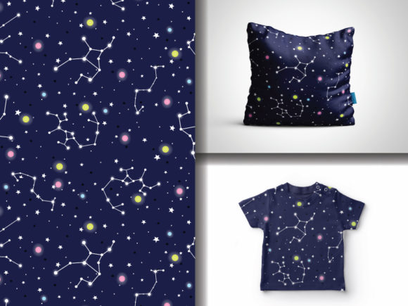 Seamless Pattern of Constellation: A Creative Solution for Designers and Artists