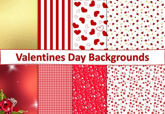 Valentines Day Backgrounds JPEG PDF: A Creative Resource for Digital and Print Projects